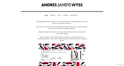 Desktop Screenshot of andreswyss.com